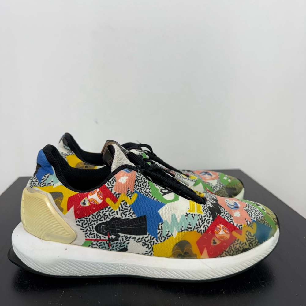 Adidas x Star Wars Sneakers Shoes Kids 3 Cloudfoam Running Training Athletic - Picture 5 of 10